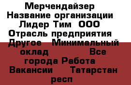 Мерчендайзер › Название организации ­ Лидер Тим, ООО › Отрасль предприятия ­ Другое › Минимальный оклад ­ 20 000 - Все города Работа » Вакансии   . Татарстан респ.